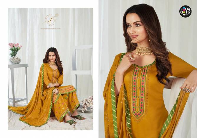 Four Dots Rupali Letest Fancy Designer Exclusive Designer Dress Materail